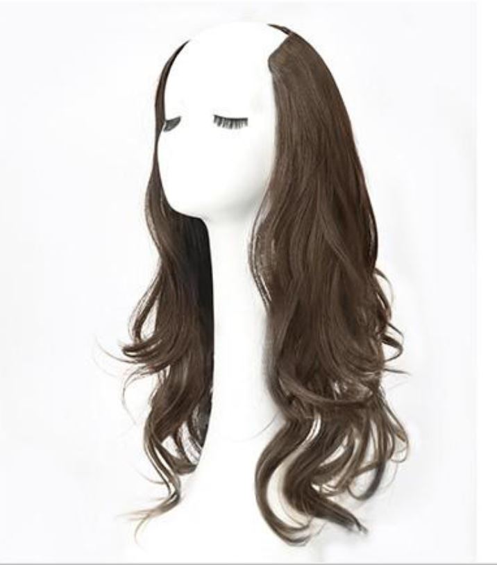 Artifice 5 Clips 24" Curly/Wavy Half Head Hair Extension Brown
