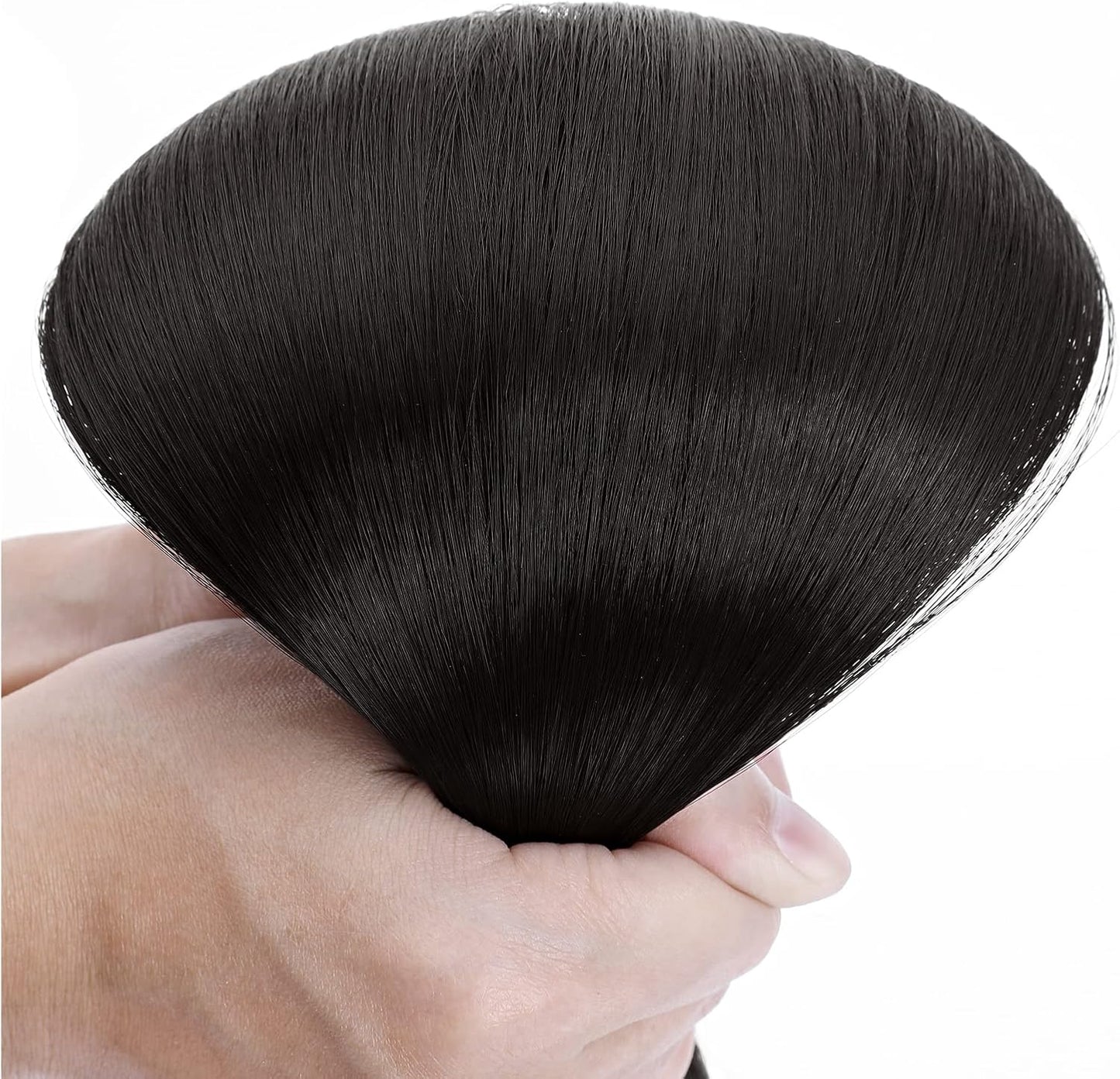 Artifice 5 Clip 24 Inches Long Straight Clip in Hair Extensions for Women Natural Soft Clip on Synthetic Thick Hairs Natural Black