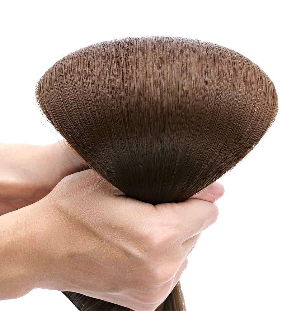 Artifice 5 Clip 24 inch Long Straight Hair Extension For Girls Light Brown
