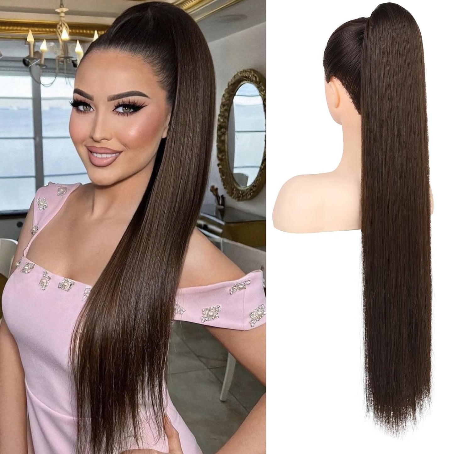 Artifice 24 Inches Long Wrap Around Ponytail Hair Extension
