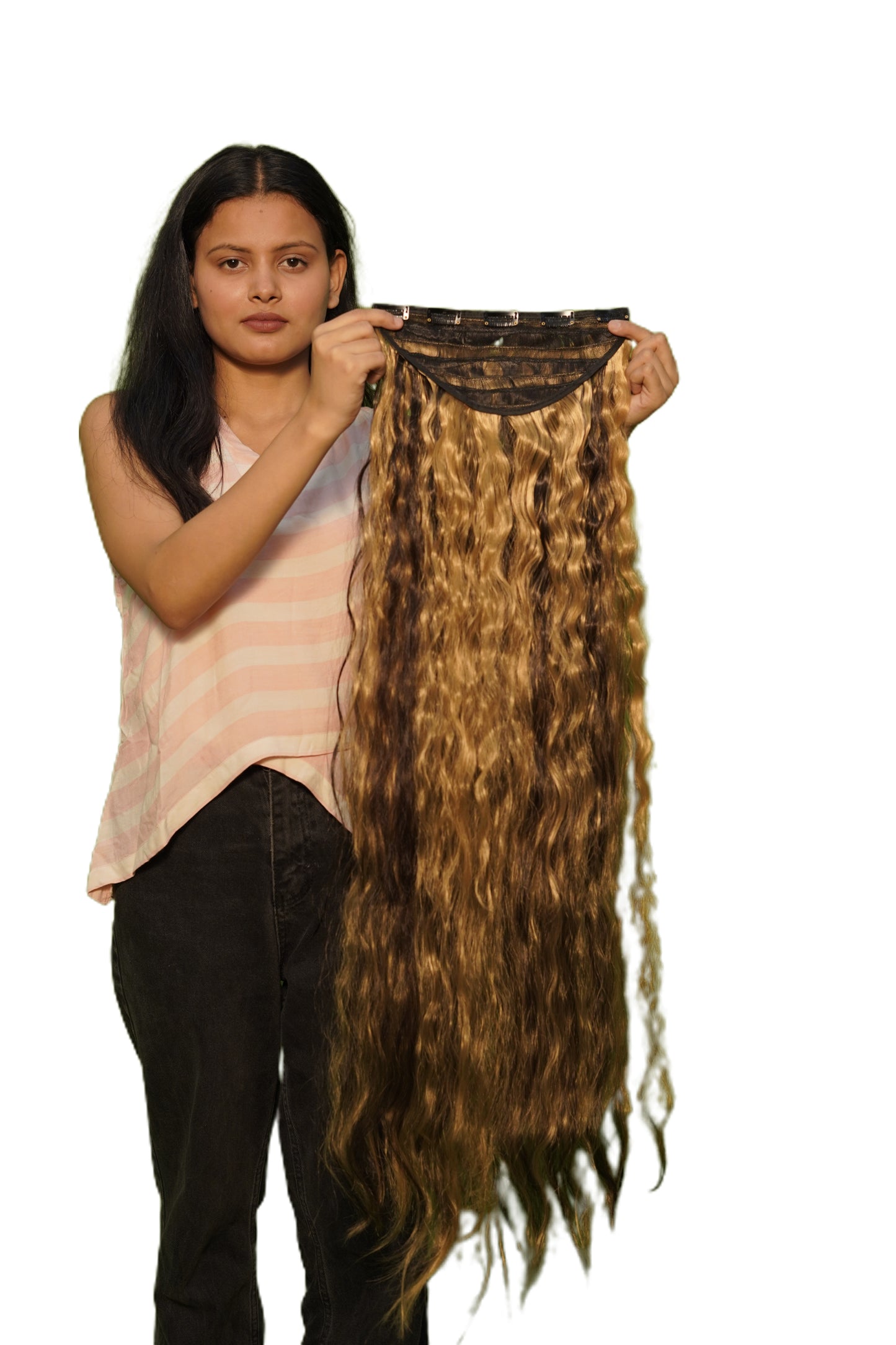 Artifice 5 clip 36 INCH Super Long Kinky Curly Hair Extension