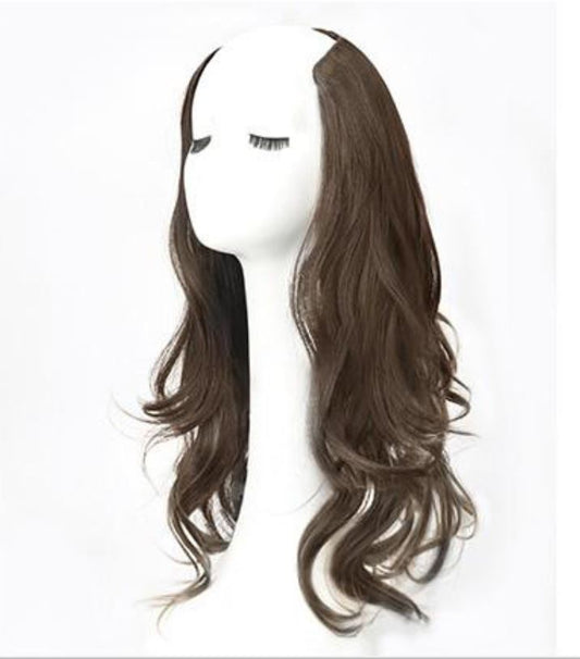 Artifice 5 Clips 24" Curly/Wavy Half Head Hair Extension Brown