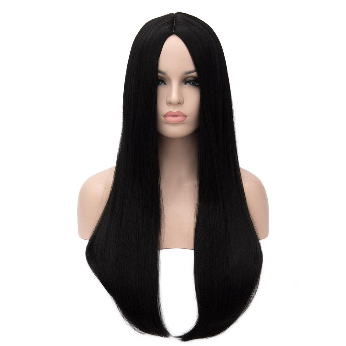 AirSky 26 inches Women's Wig Long Straight Imported Synthetic Hair Wig Stylish Hair Style For Girls